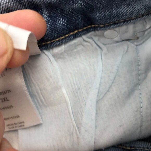 NWT Risen Jeans Womens Felecia Jeans Size 2XL High Rise Straight Leg Blue Denim - Picture 14 of 16